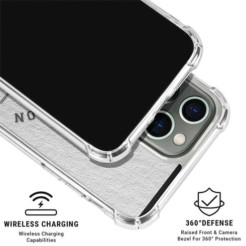 NHL Washington Capitals Black Text iPhone 16 Pro Clear Case